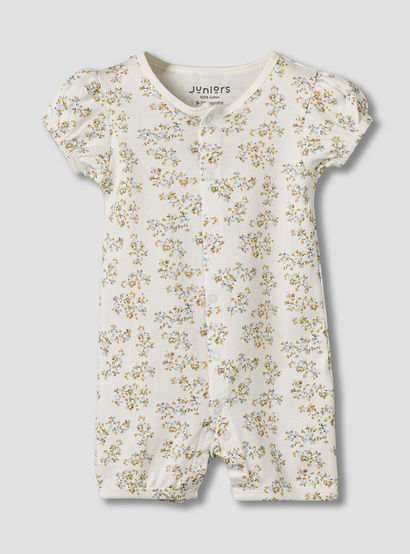 Set of 2 Juniors Cotton Round Neck Sleepsuit with Print-baby-girls-clothing-nightwear-sleepsuits-image-4