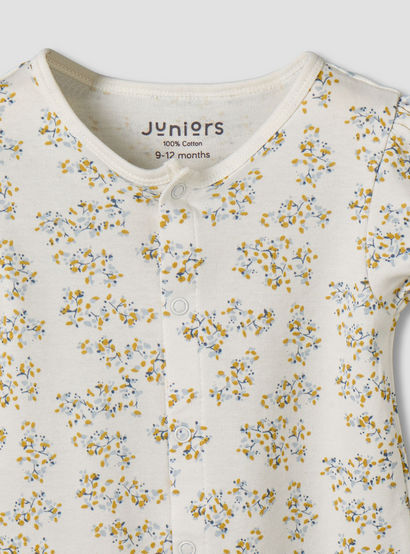Set of 2 Juniors Cotton Round Neck Sleepsuit with Print-baby-girls-clothing-nightwear-sleepsuits-image-5