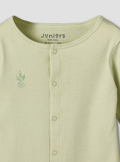 Set of 2 Juniors Cotton Round Neck Sleepsuit with Print-baby-girls-clothing-nightwear-sleepsuits-image-7