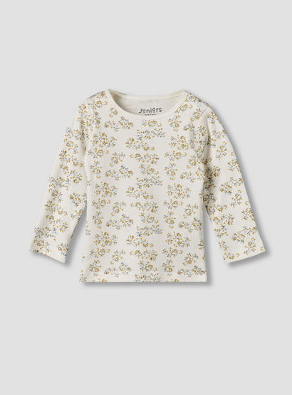 Pack of 2 Juniors Cotton Round Neck Long Sleeves Pyjama Set with Botanical Print-baby-girls-clothing-nightwear-pyjamasets-image-5