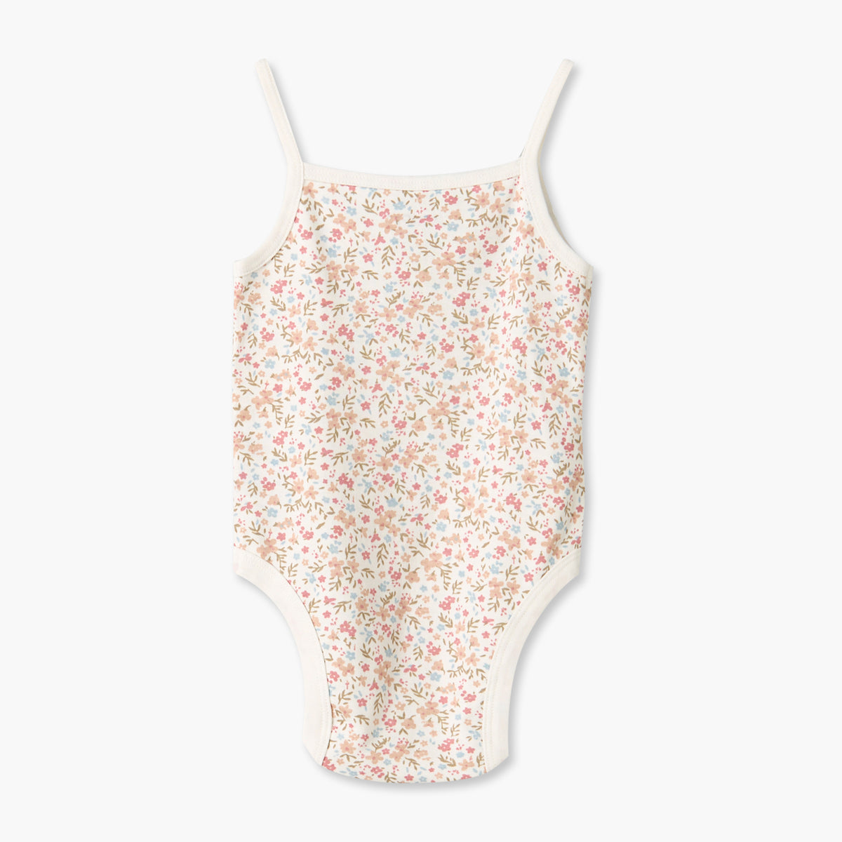 Pack of 2 Juniors Cotton Square Neck Sleeveless Bodysuit with Snap Button Closure