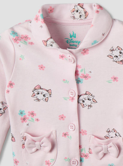Disney Cotton Collared Neck Long Sleeve Pyjama Set with Marie Print-baby-girls-clothing-nightwear-pyjamasets-image-5