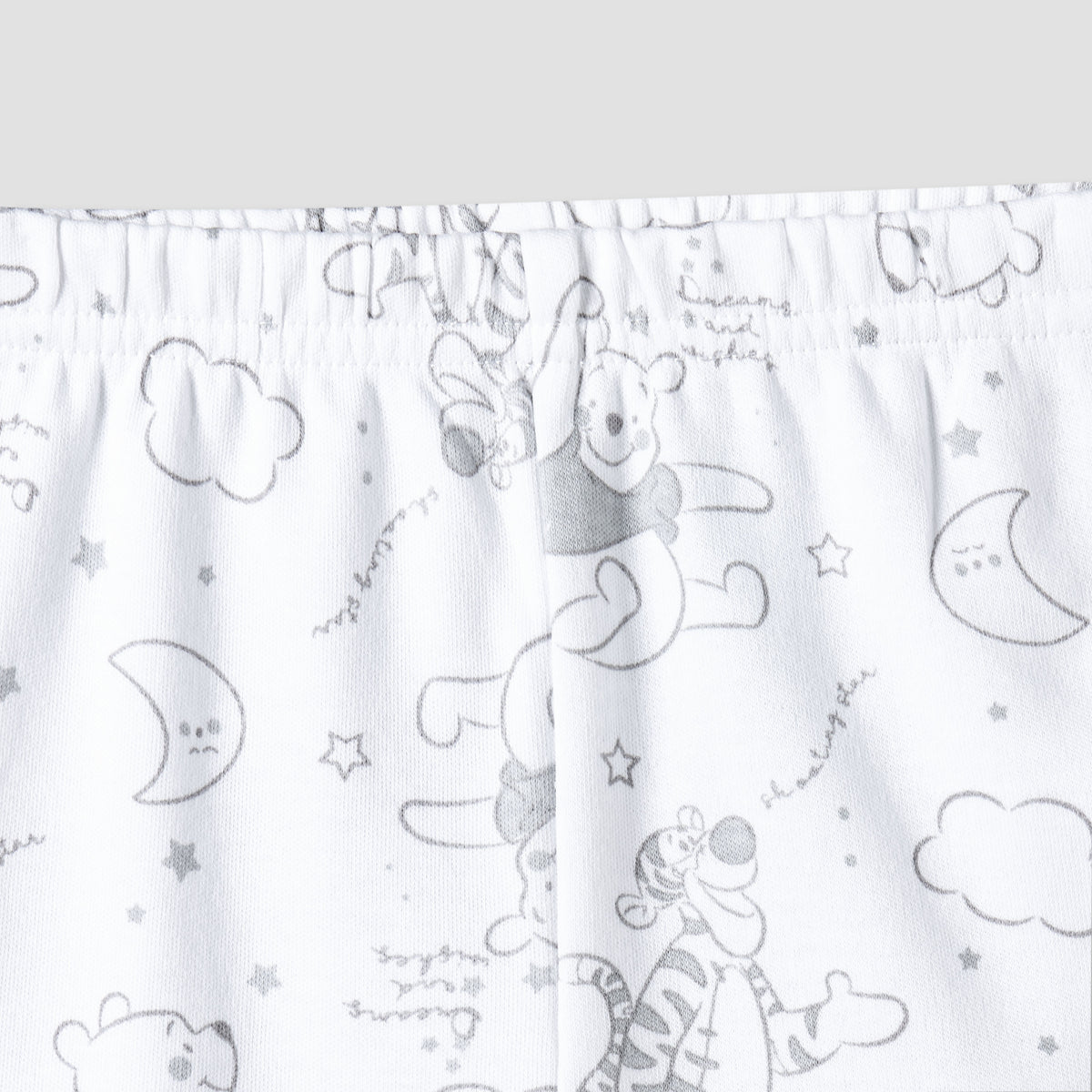 Disney Cotton Collared Neck Long Sleeve Pyjama Set with Winnie The Pooh Print