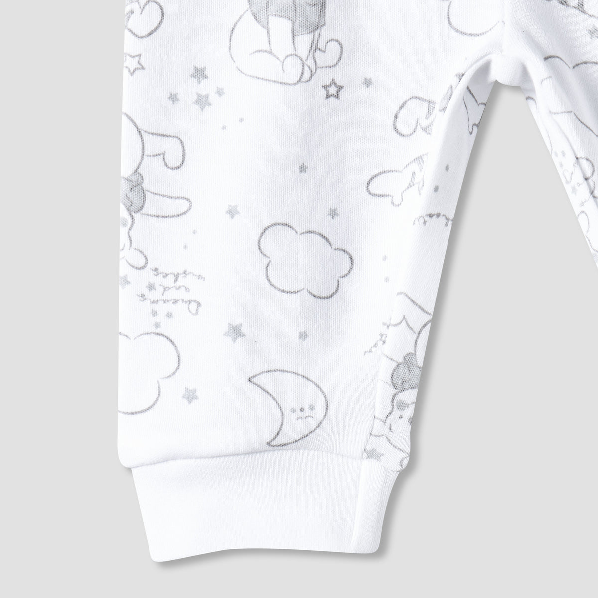 Disney Cotton Collared Neck Long Sleeve Pyjama Set with Winnie The Pooh Print