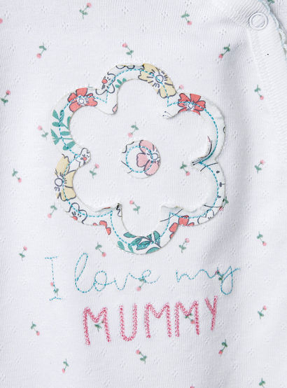 Juniors Floral Print Sleepsuit with Long Sleeves and Button Closure-baby-girls-clothing-nightwear-sleepsuits-image-5