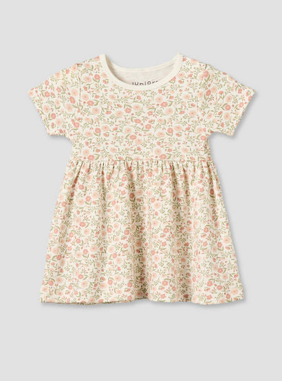 Pack of 3 Juniors Round Neck Knee Length A-line Dress with Floral Print-baby-girls-clothing-dressesandjumpsuits-image-3