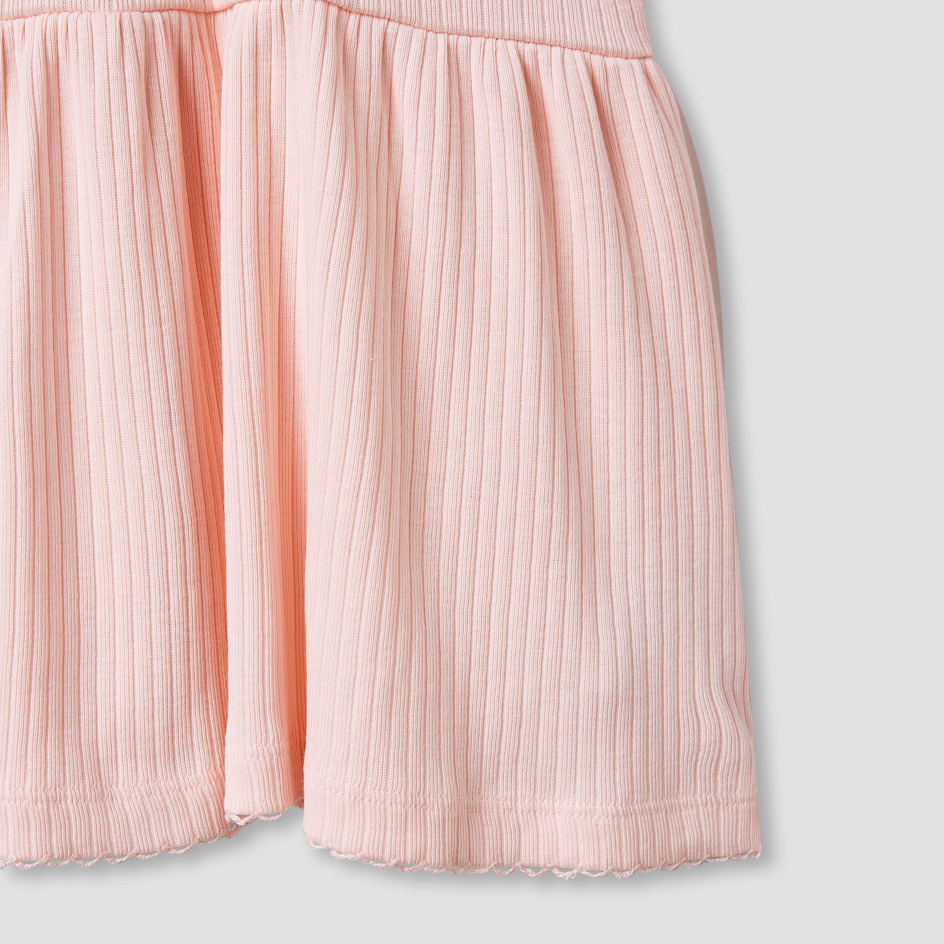 Juniors Embroidered Collared A-line Dress