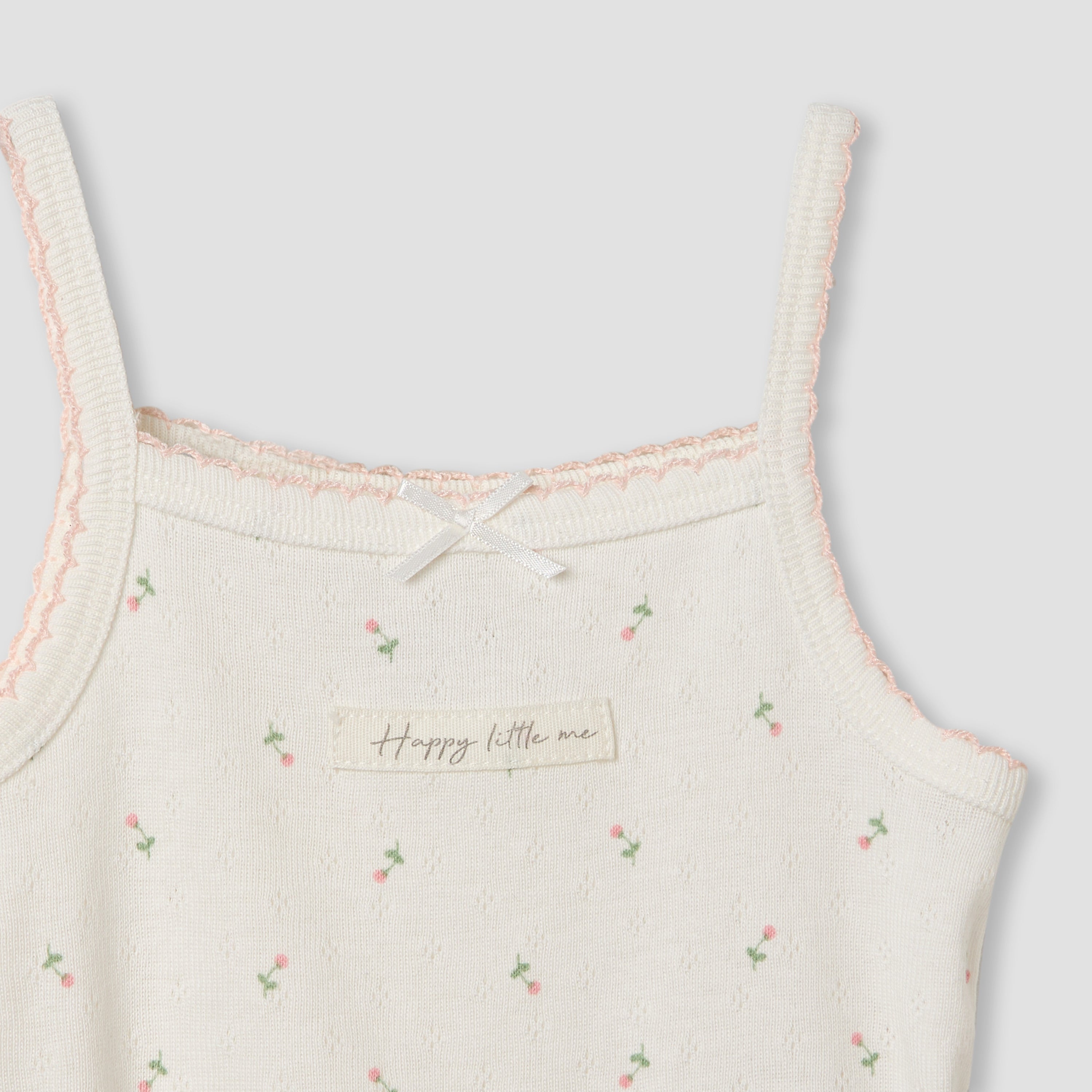 Juniors Floral Print Sleeveless Bodysuit - Set of 2