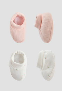 Juniors Ribbed Booties - Set of 2-undefined-image-1