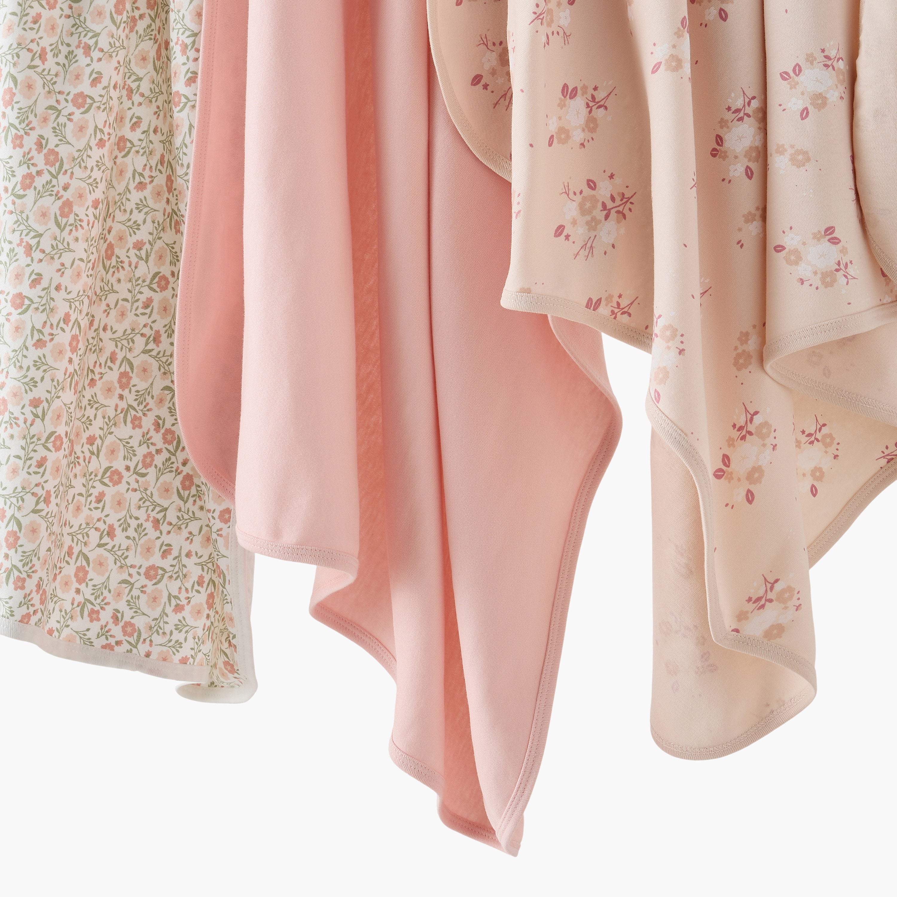 Pack of 3 Juniors Receiving Blanket with Assorted Print