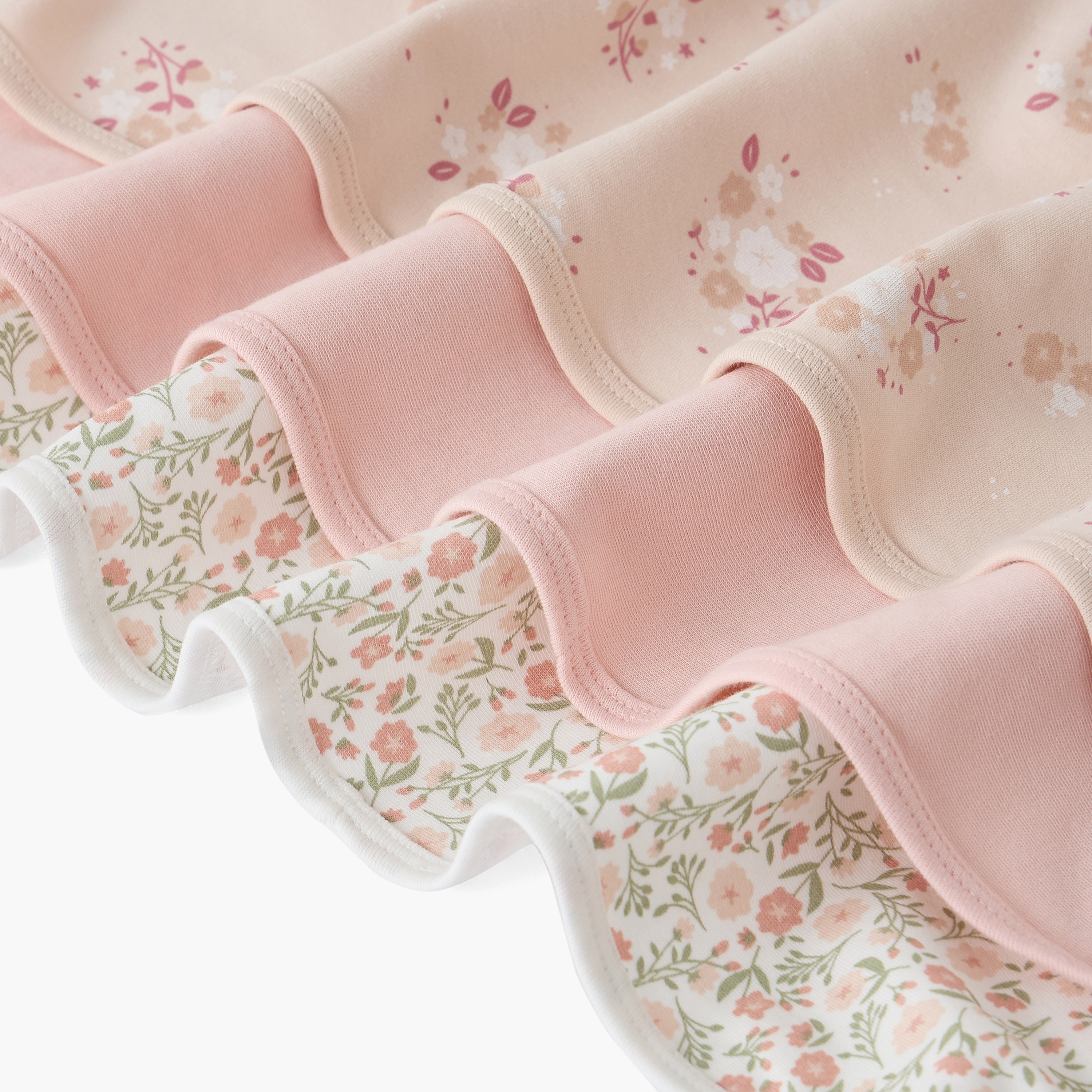 Pack of 3 Juniors Receiving Blanket with Assorted Print