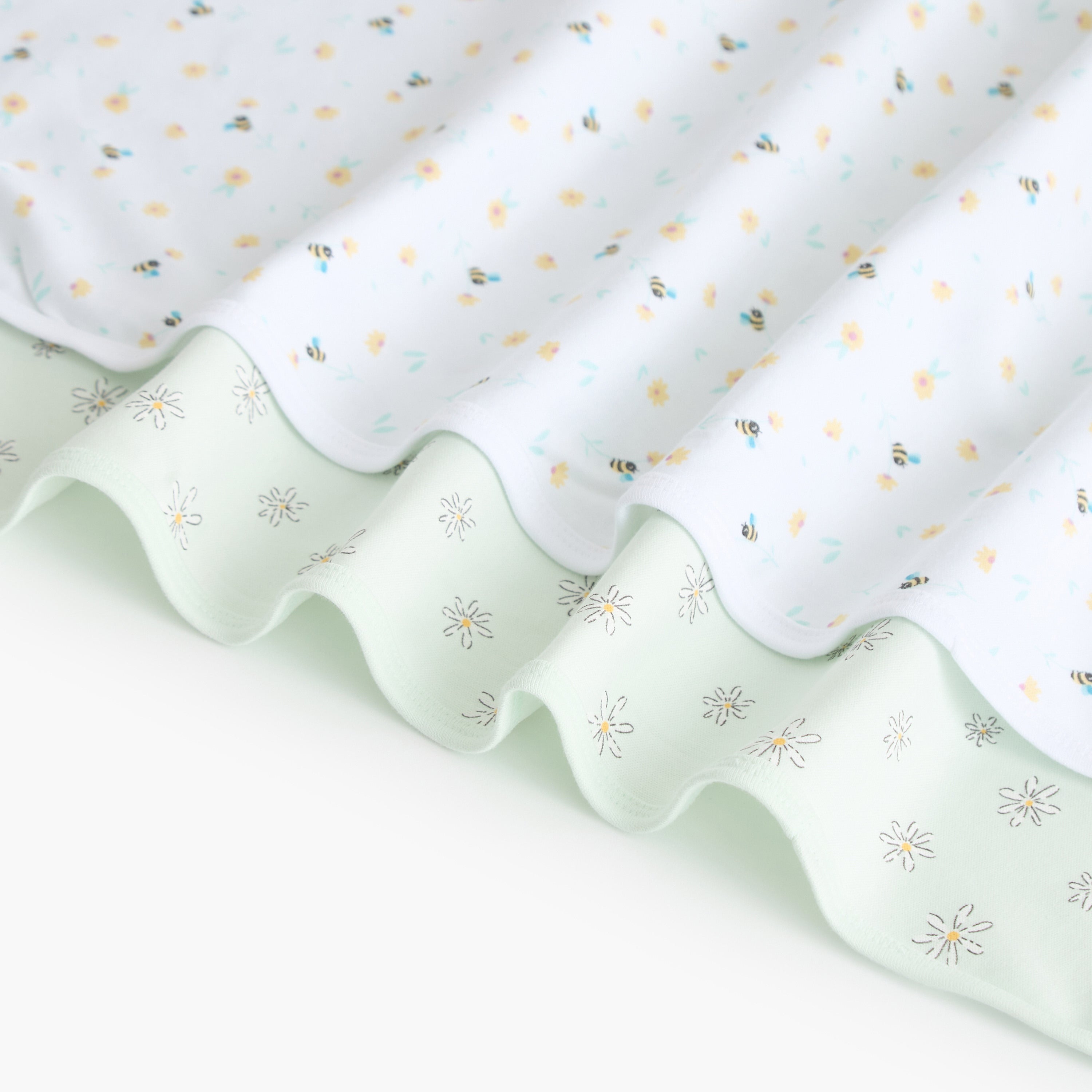 Juniors 2-Piece Printed Receiving Blanket - 70x70 cm