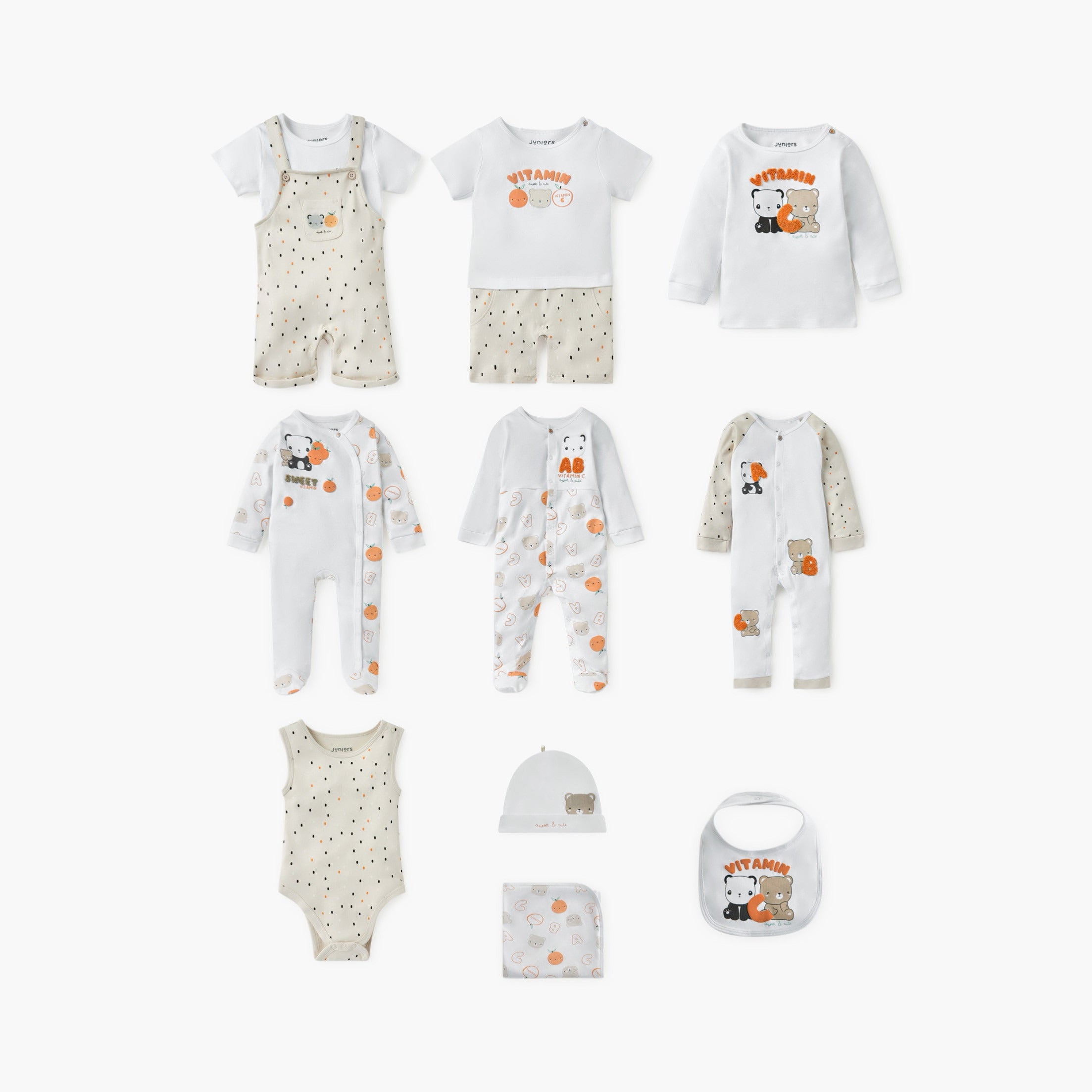Juniors Printed Closed Feet Sleepsuit with Long Sleeves