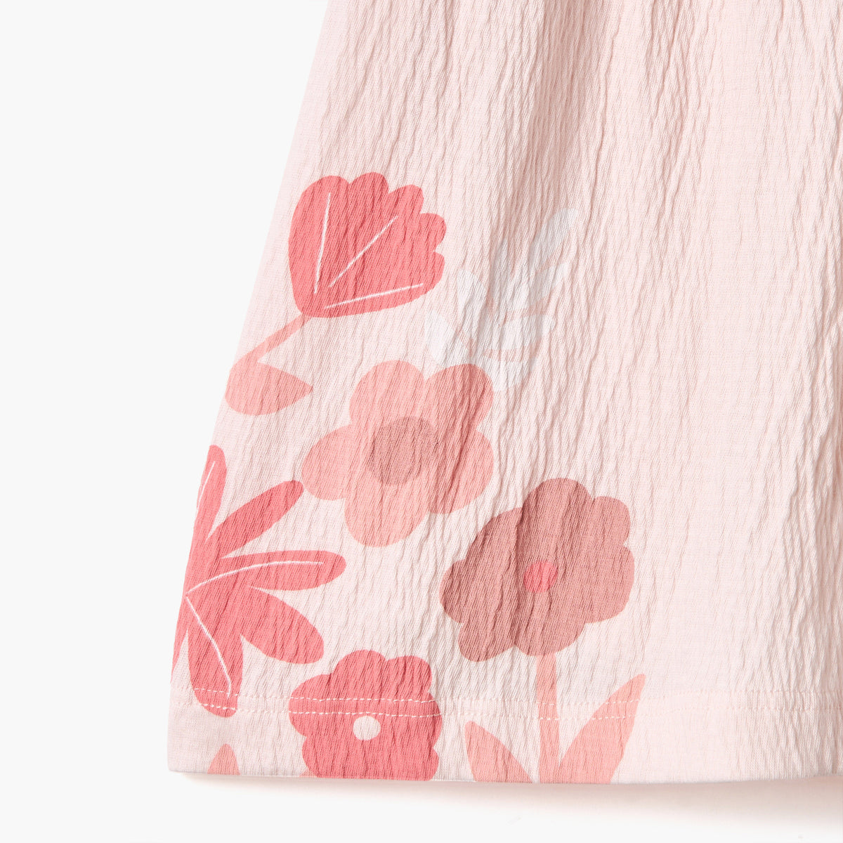 Disney Minnie Mouse Print Sleeveless Dress with Round Neck and Ruffle Detail
