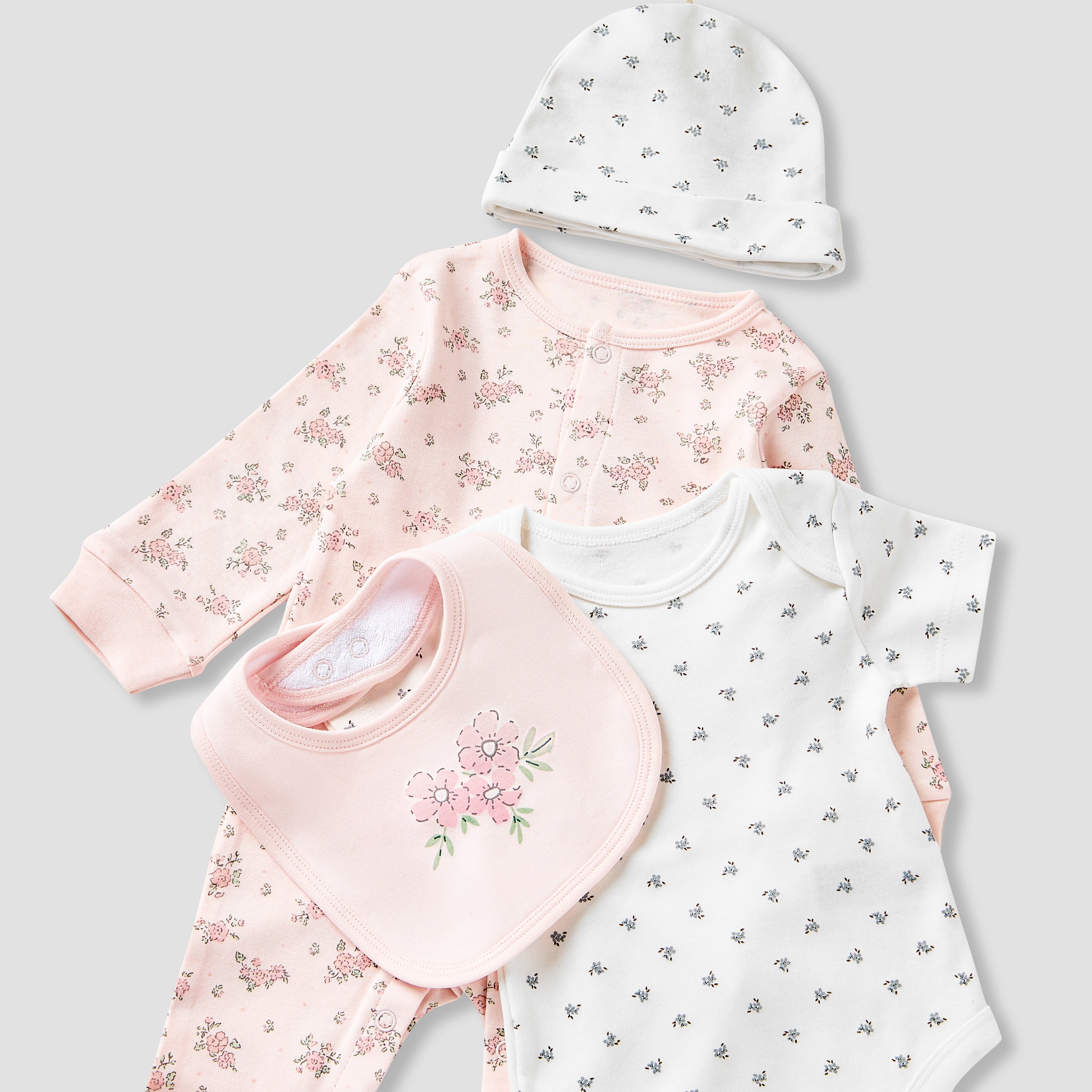 Juniors Floral Print 5-Piece Clothing Gift Set
