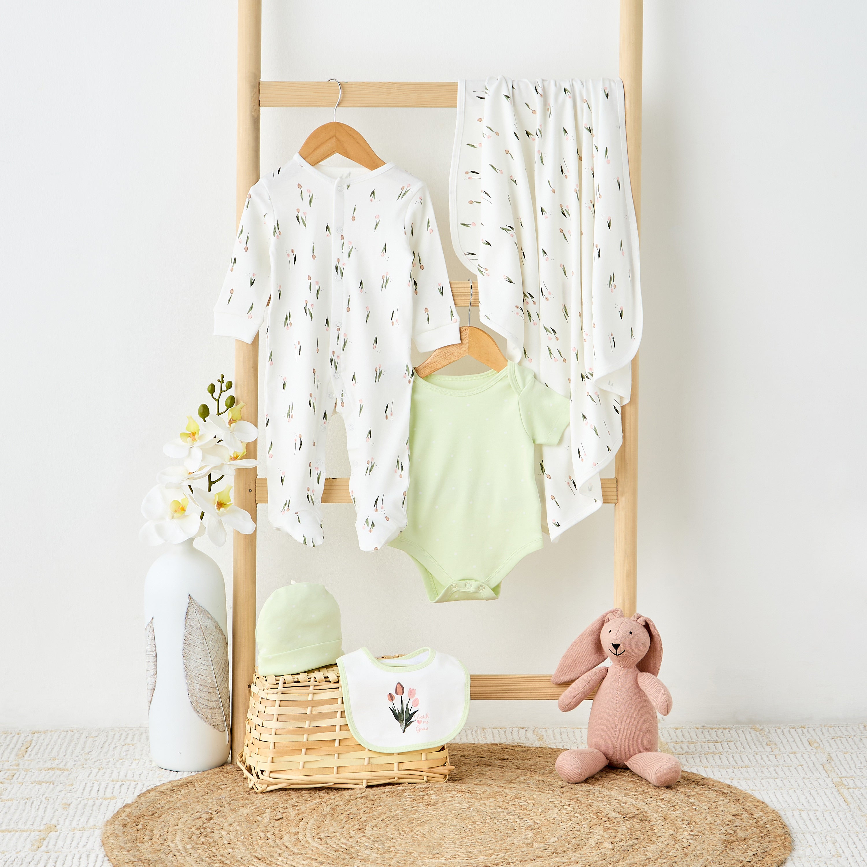 Juniors Floral Print 5-Piece Clothing Gift Set