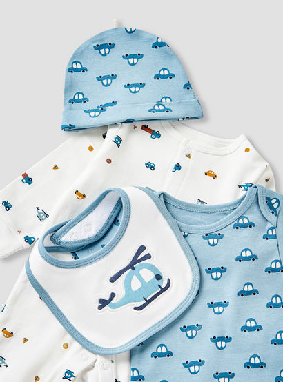 Juniors Vehicle Print 5-Piece Clothing Gift Set-baby-boys-clothing-setsandcoords-image-7
