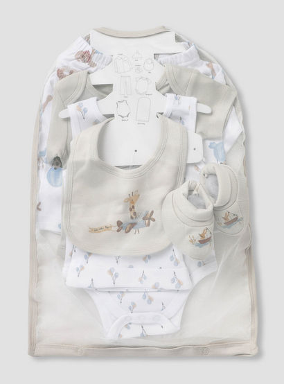 Set of 8 Juniors Clothing Gift Set with Print-baby-boys-clothing-setsandcoords-image-1