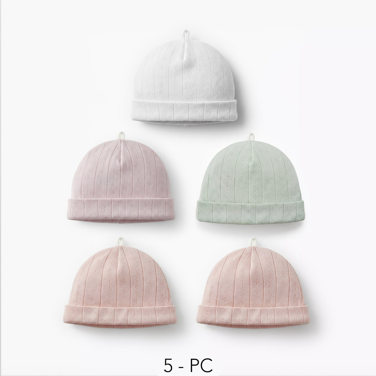 Juniors Textured Cap - Set of 5