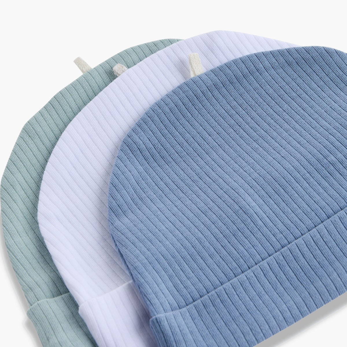 Juniors Ribbed Cap - Set of 3