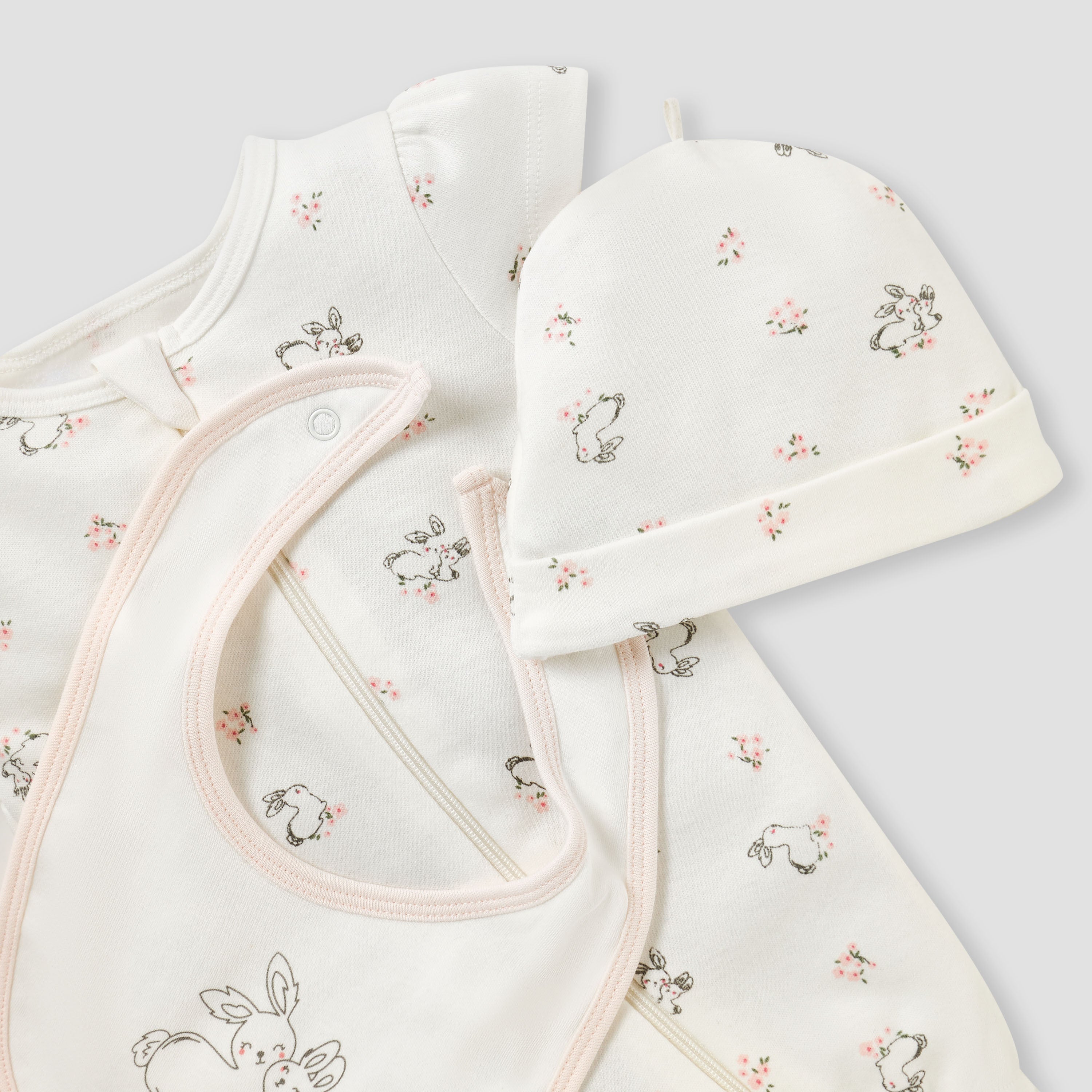 Juniors Bunny Print 3-Piece Gift Set
