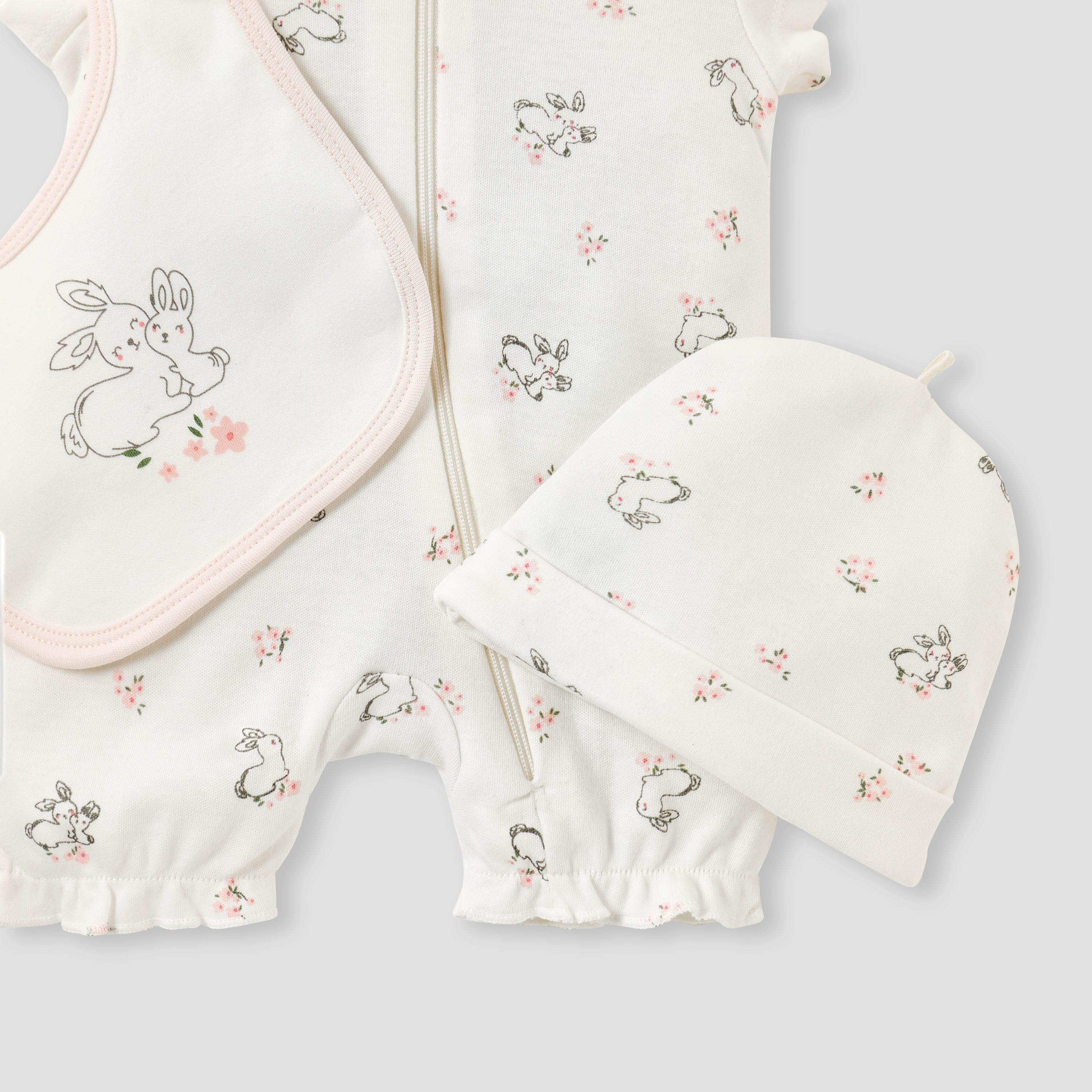 Juniors Bunny Print 3-Piece Gift Set