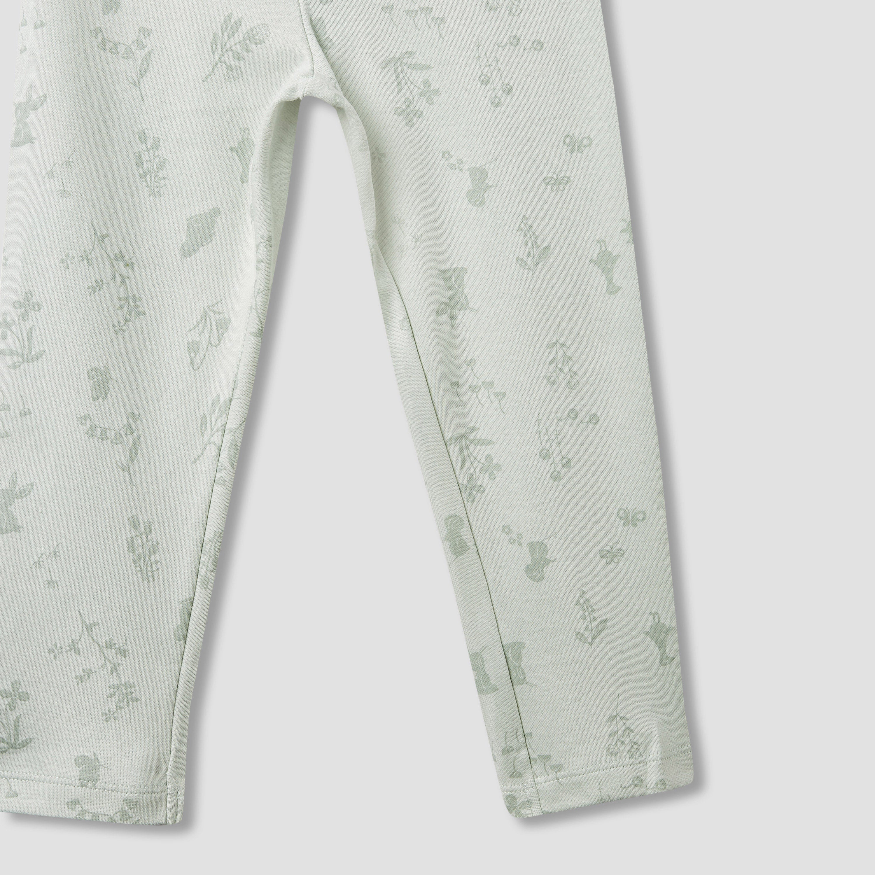 Juniors Floral Print T-shirt and Pyjamas - Set of 3