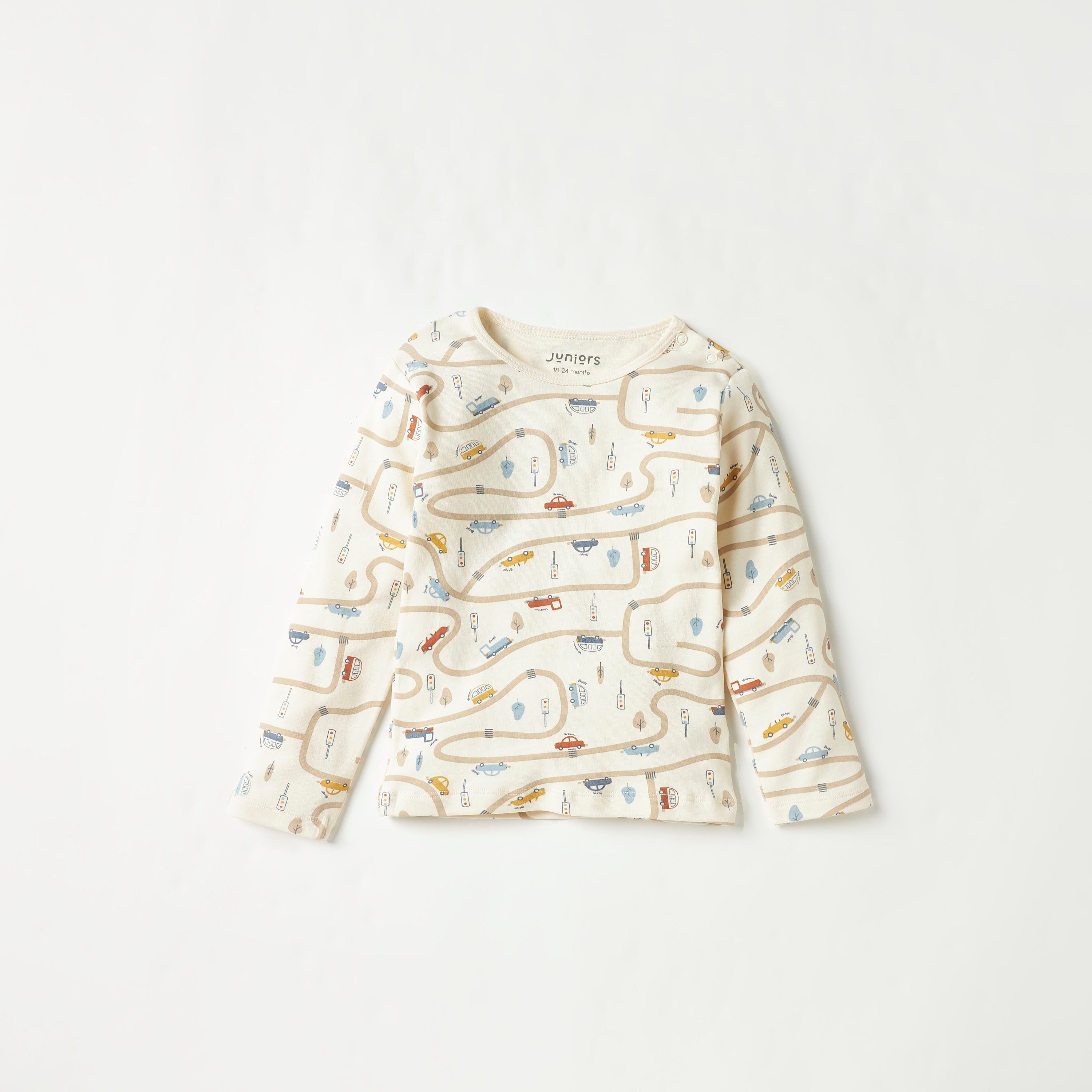 Juniors Tractor Print T-shirt and Pyjama Set
