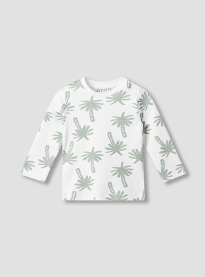 Juniors Cotton Round Neck Long Sleeves Pyjama Set with Palm Tree Print-baby-boys-clothing-nightwear-pyjamasets-image-3
