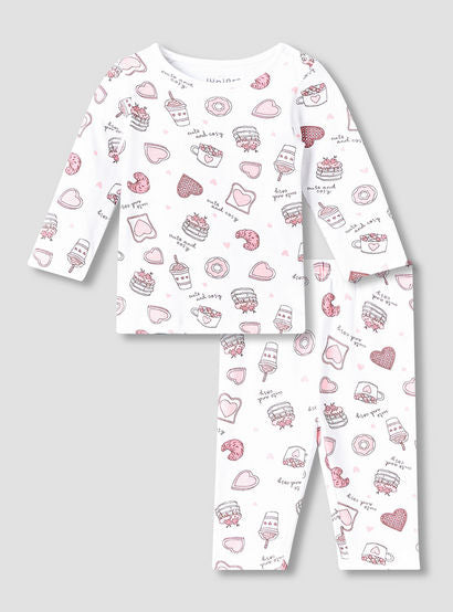 Juniors Cotton Round Neck Long Sleeves Pyjama Set with Food Print-baby-girls-clothing-nightwear-pyjamasets-image-2