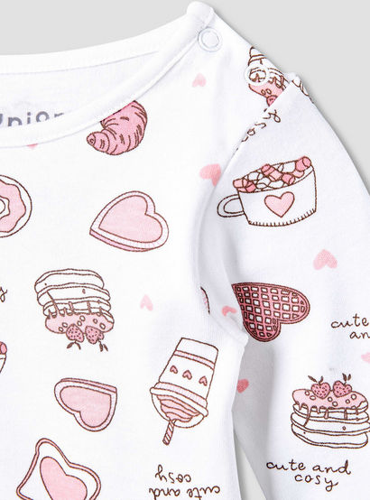 Juniors Cotton Round Neck Long Sleeves Pyjama Set with Food Print-baby-girls-clothing-nightwear-pyjamasets-image-6