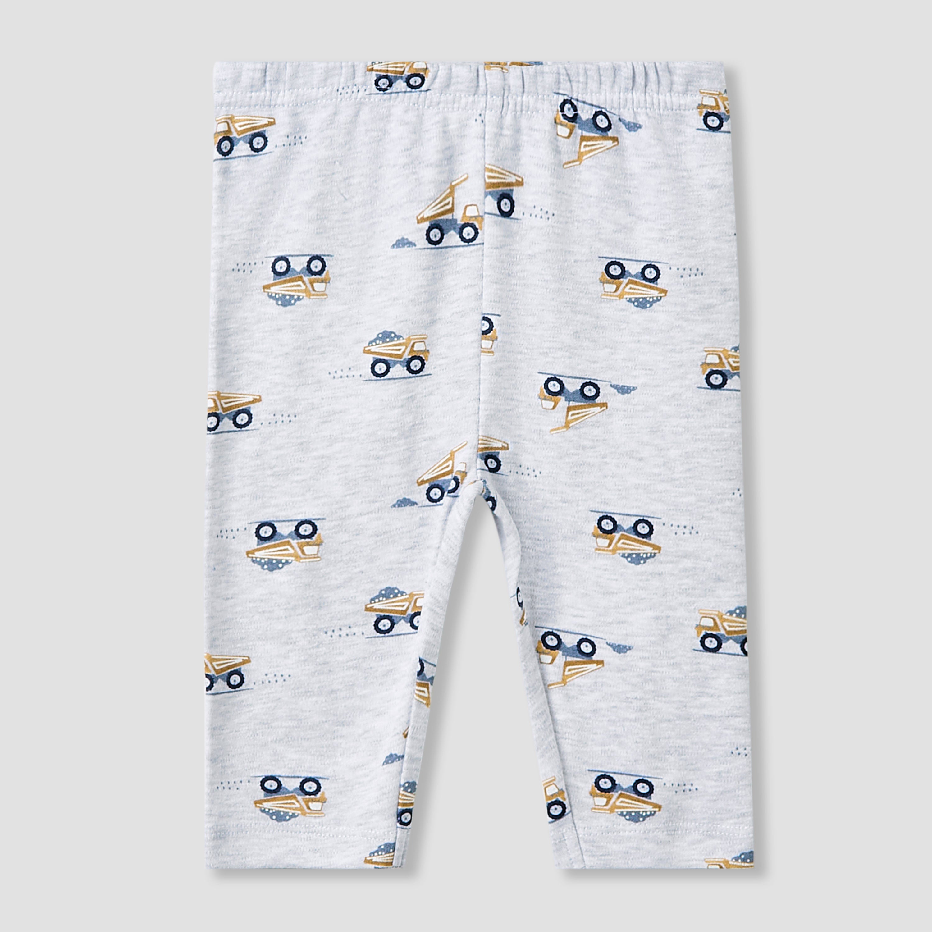 Juniors Pyjama Set with Truck Print - Cotton - Long Sleeves