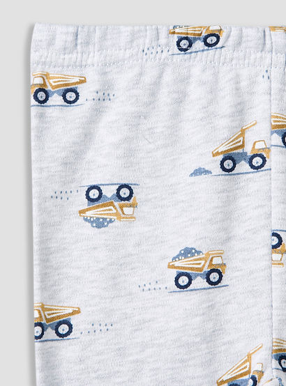 Juniors Pyjama Set with Truck Print - Cotton - Long Sleeves-promo_babyshop_Buy3for79_UAE130126-image-6