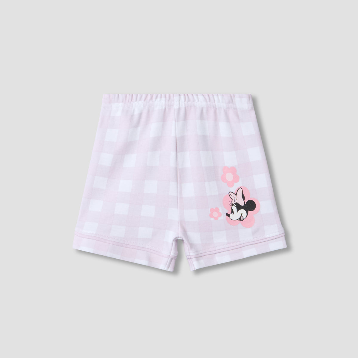 Disney Peter Pan Collar Short Sleeves Shirt and Shorts Set with Minnie Mouse Print