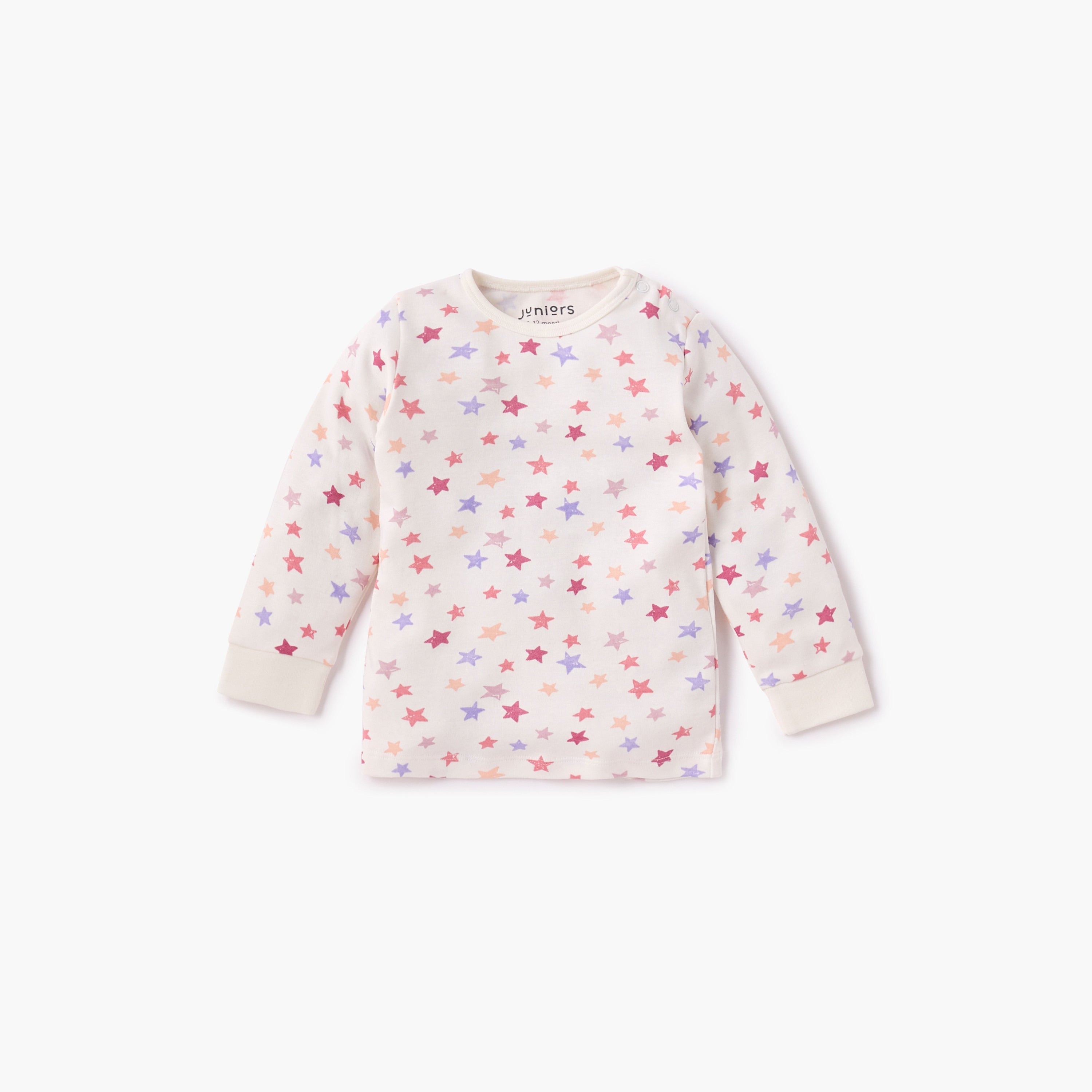 Juniors Printed T-shirt and Pyjama - Set of 3