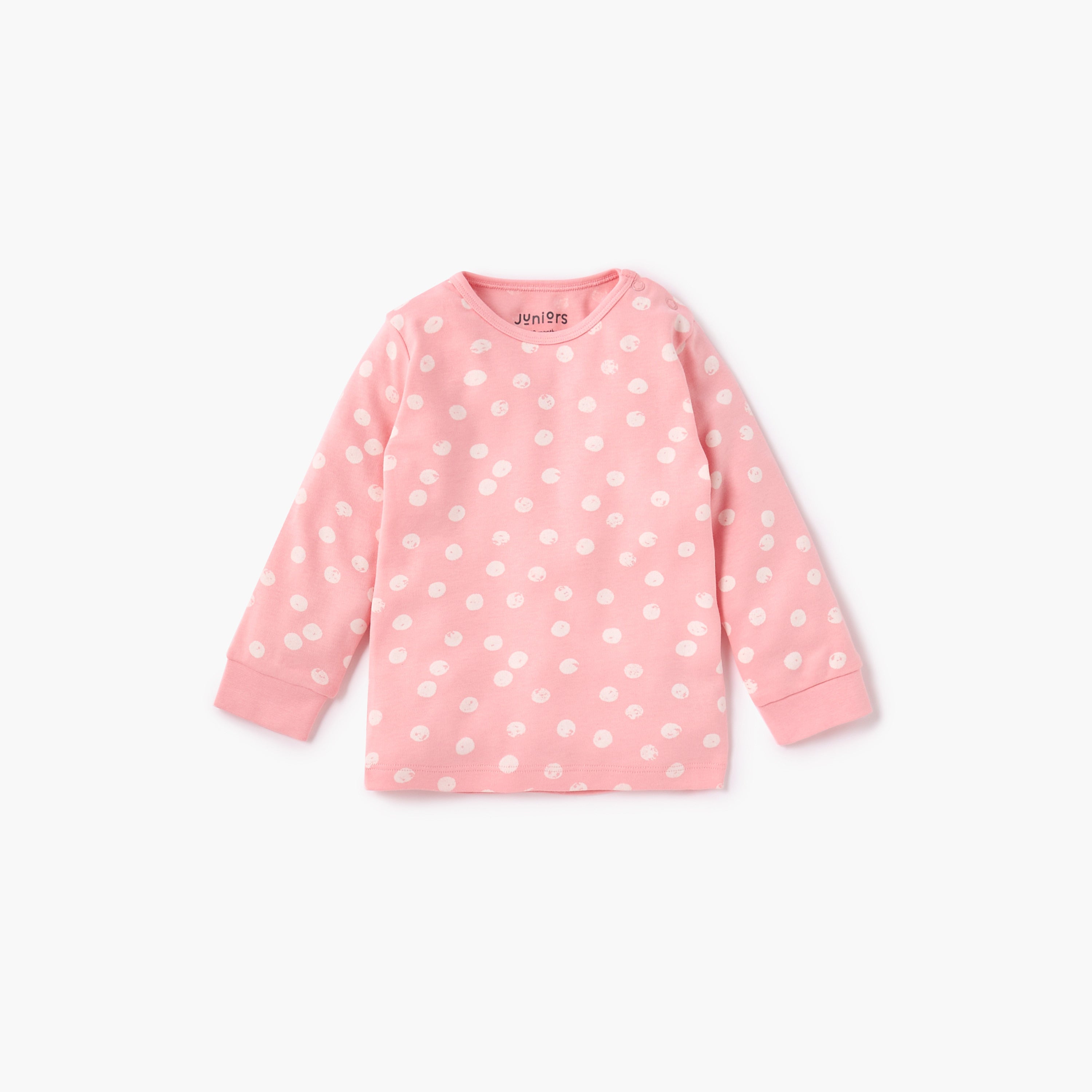 Juniors Printed T-shirt and Pyjama - Set of 3
