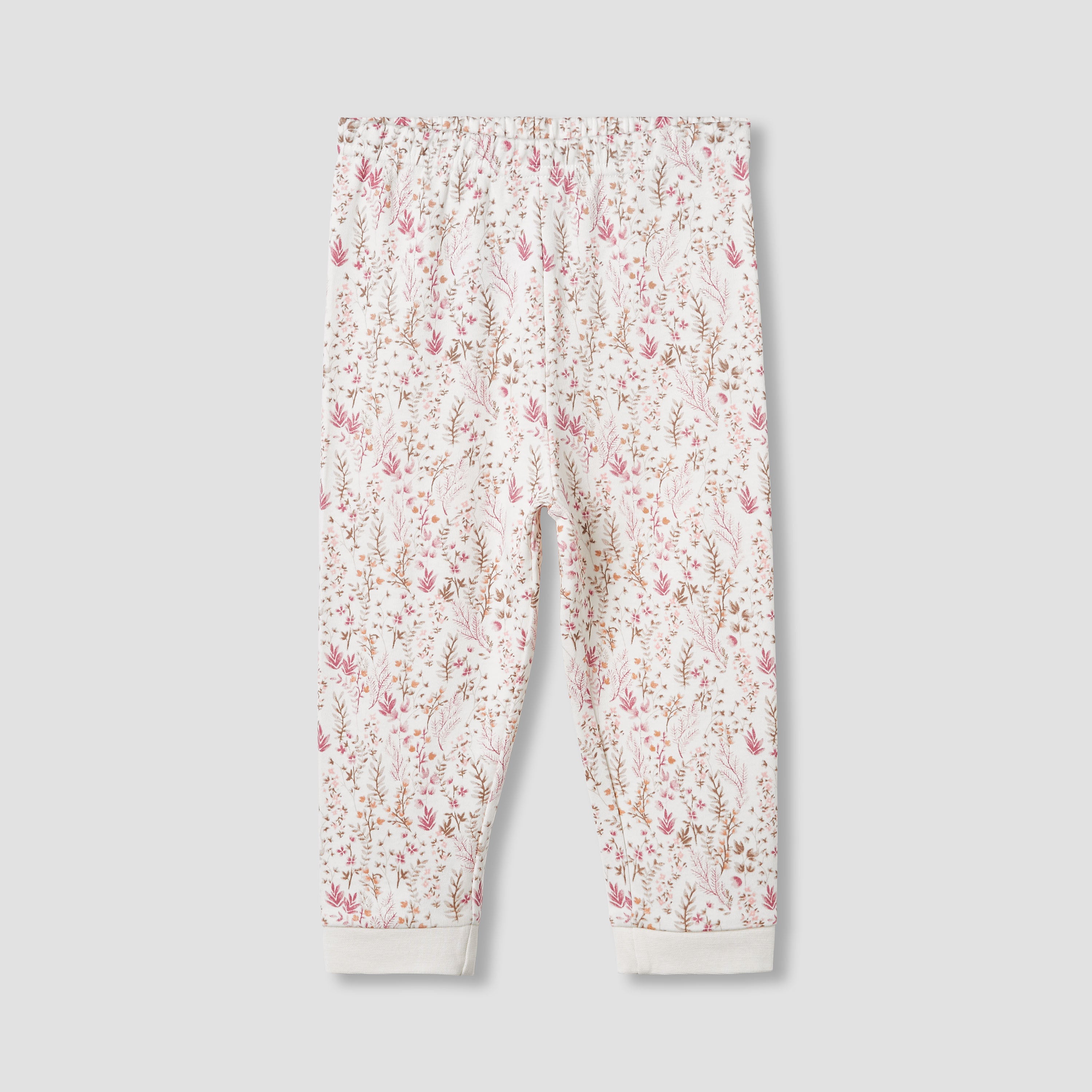 Juniors Pyjama Set with Floral Print - Cotton - Long Sleeves