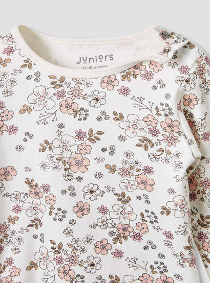 Juniors Pyjama Set with Floral Print - Cotton - Long Sleeves-promo_babyshop_Buy3for79_UAE130126-image-5