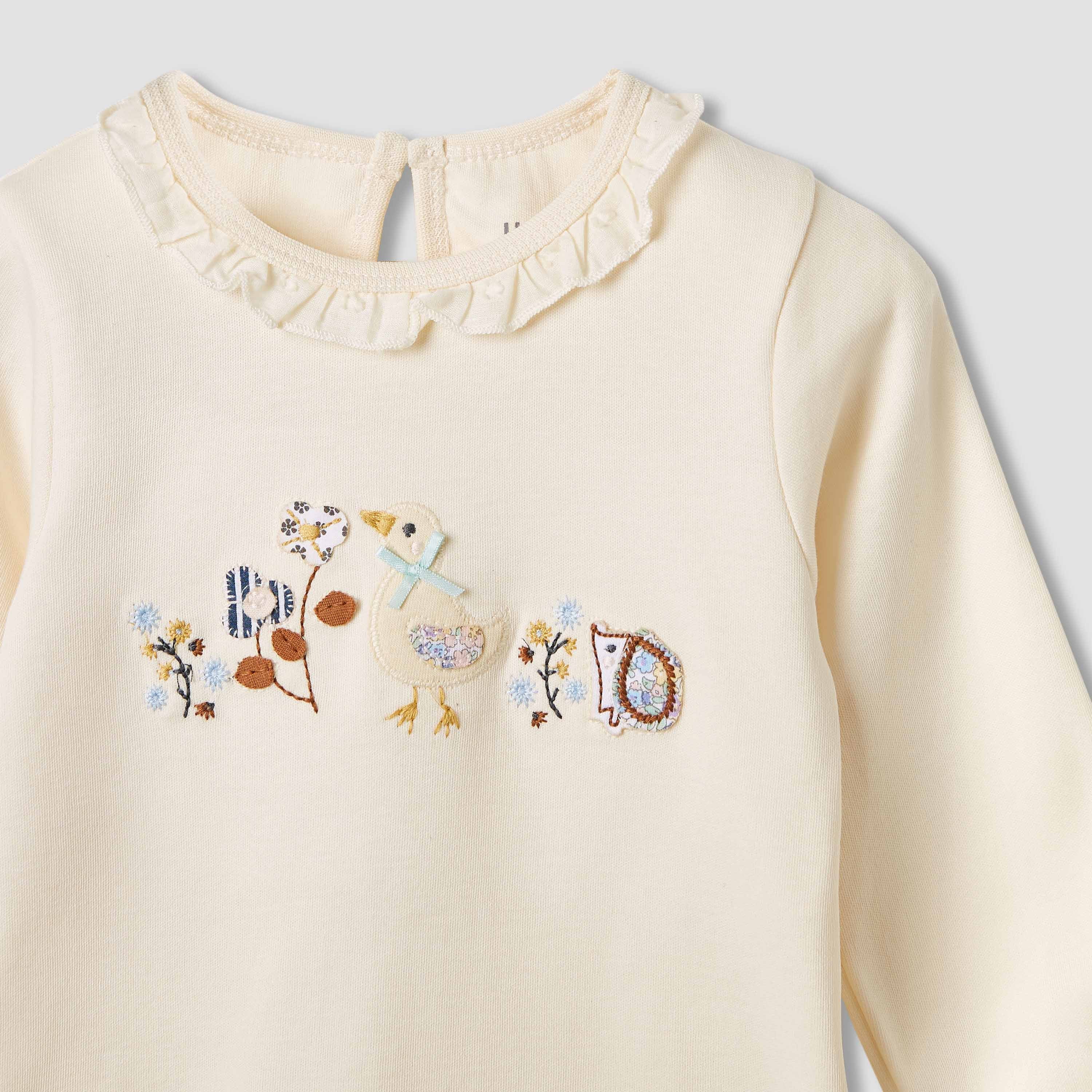 Juniors Printed T-shirt and Pyjama Set