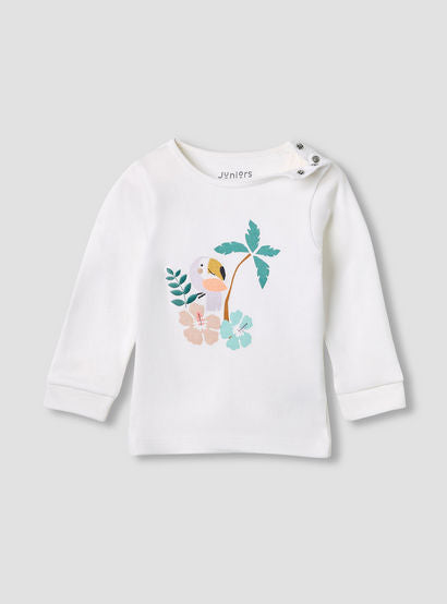 Juniors Printed T-shirt and Pyjama Set-baby-girls-clothing-nightwear-pyjamasets-image-2
