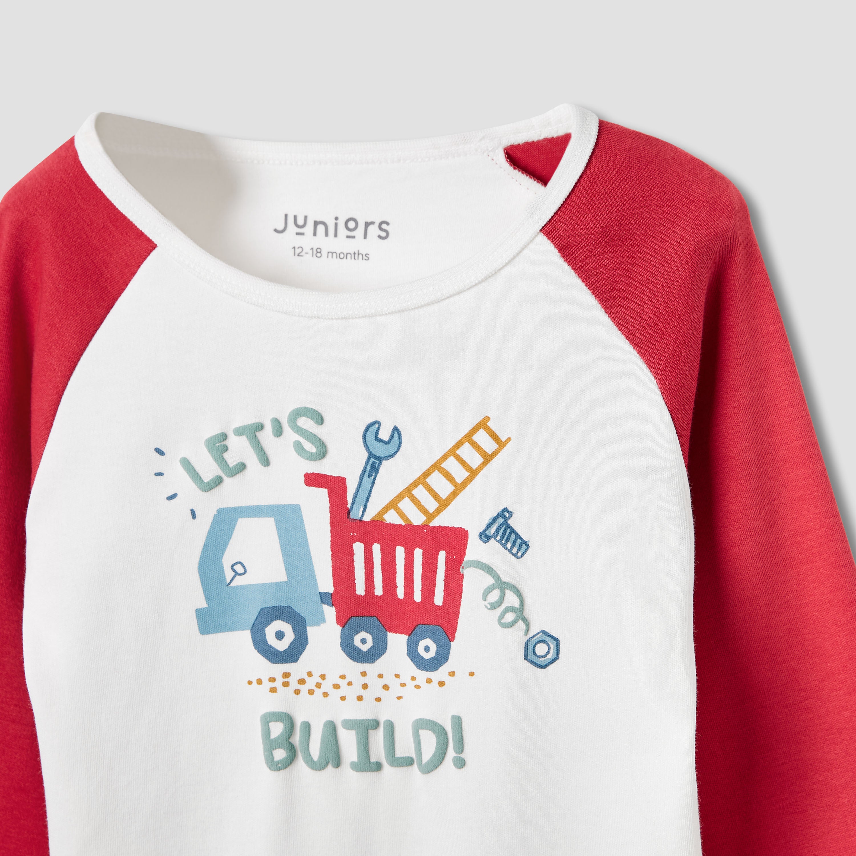 Juniors Graphic Print T-shirt and Pyjama Set