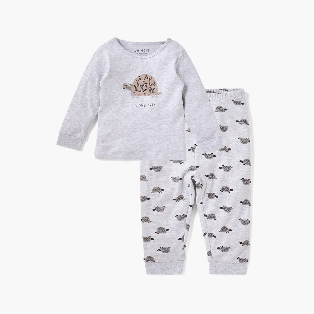 Juniors Turtle Print T-shirt and Pyjama Set