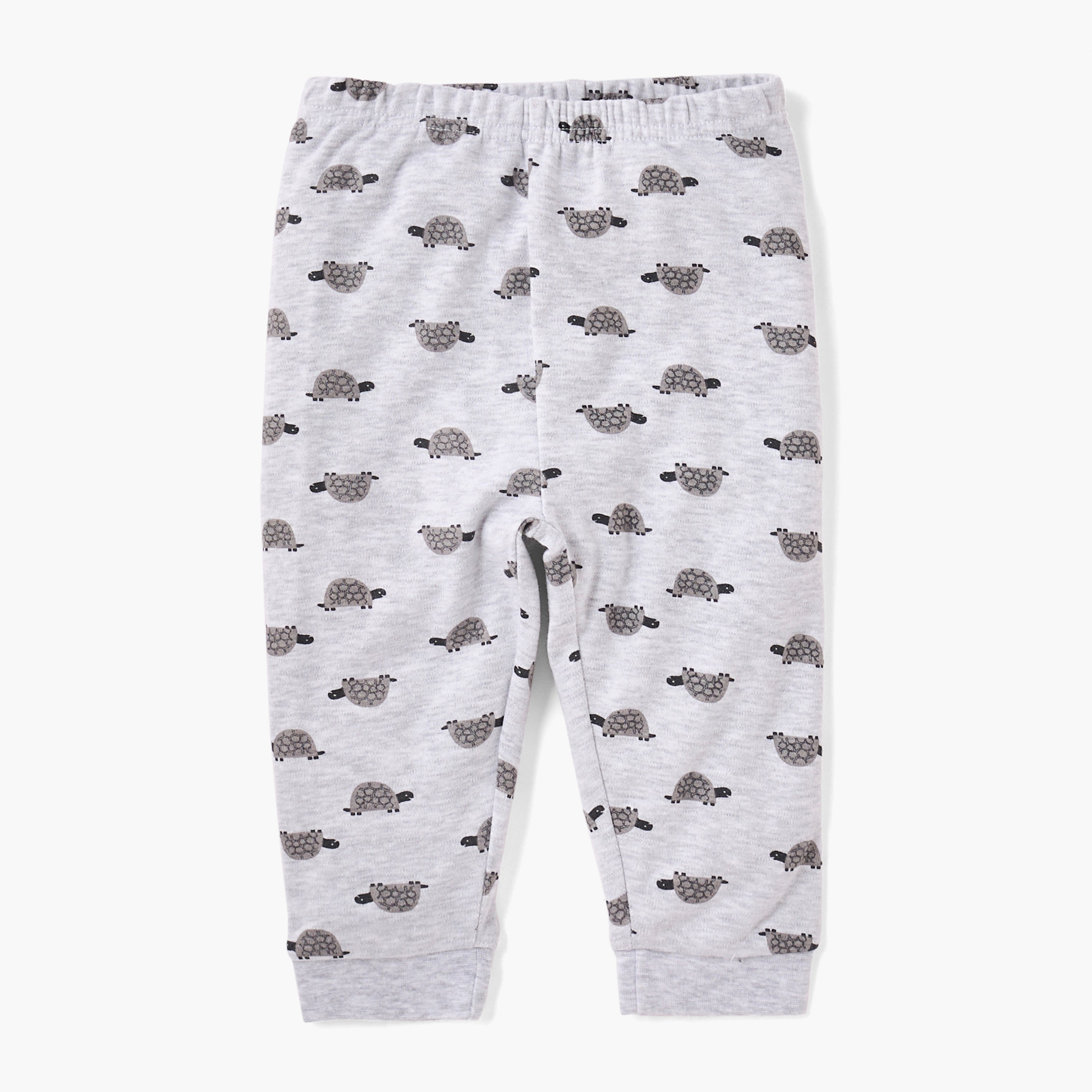 Juniors Turtle Print T-shirt and Pyjama Set