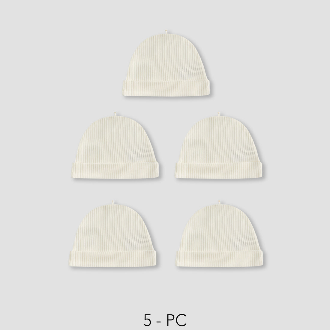 Juniors Beanie with Cotton Material - Set of 5