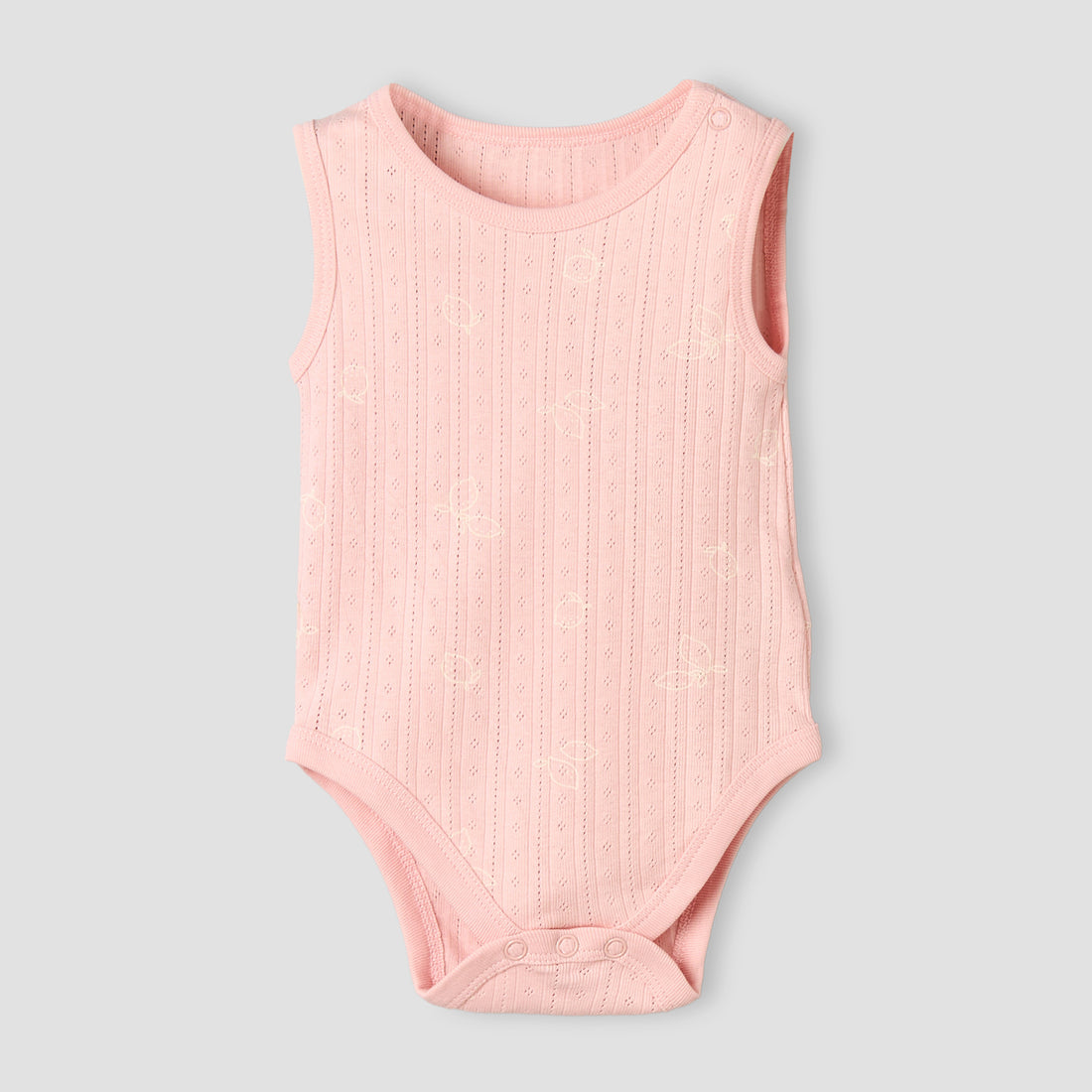Pack of 5 Juniors Cotton Sleeveless Bodysuit with Fun Print