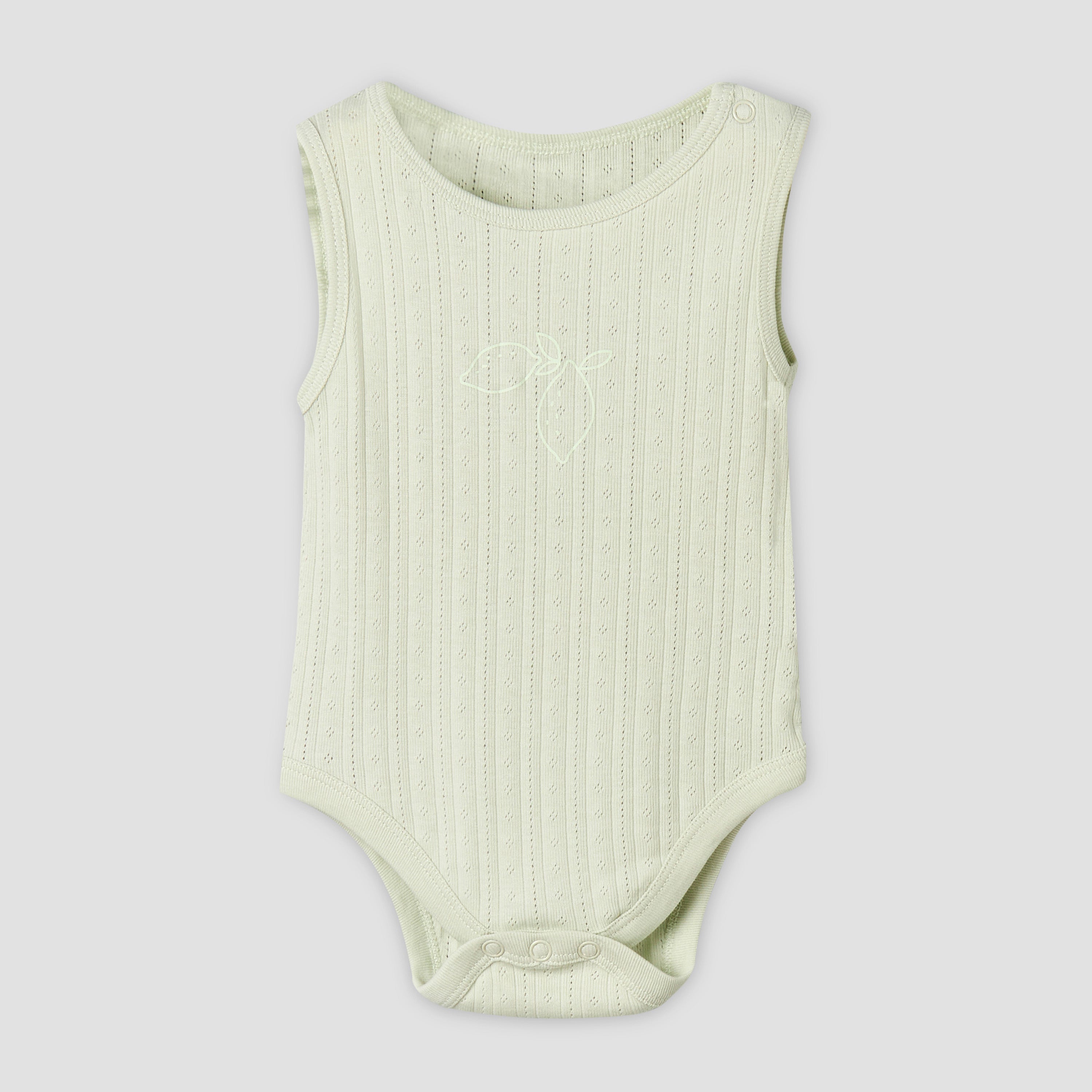 Pack of 5 Juniors Cotton Sleeveless Bodysuit with Fun Print