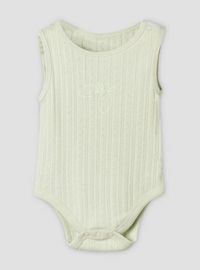 Pack of 5 Juniors Cotton Sleeveless Bodysuit with Fun Print-baby-girls-clothing-bodysuits-image-6