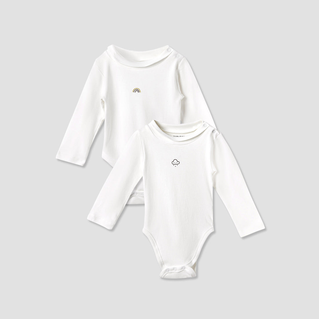 Juniors Printed Long Sleeves Bodysuit - Set of 2