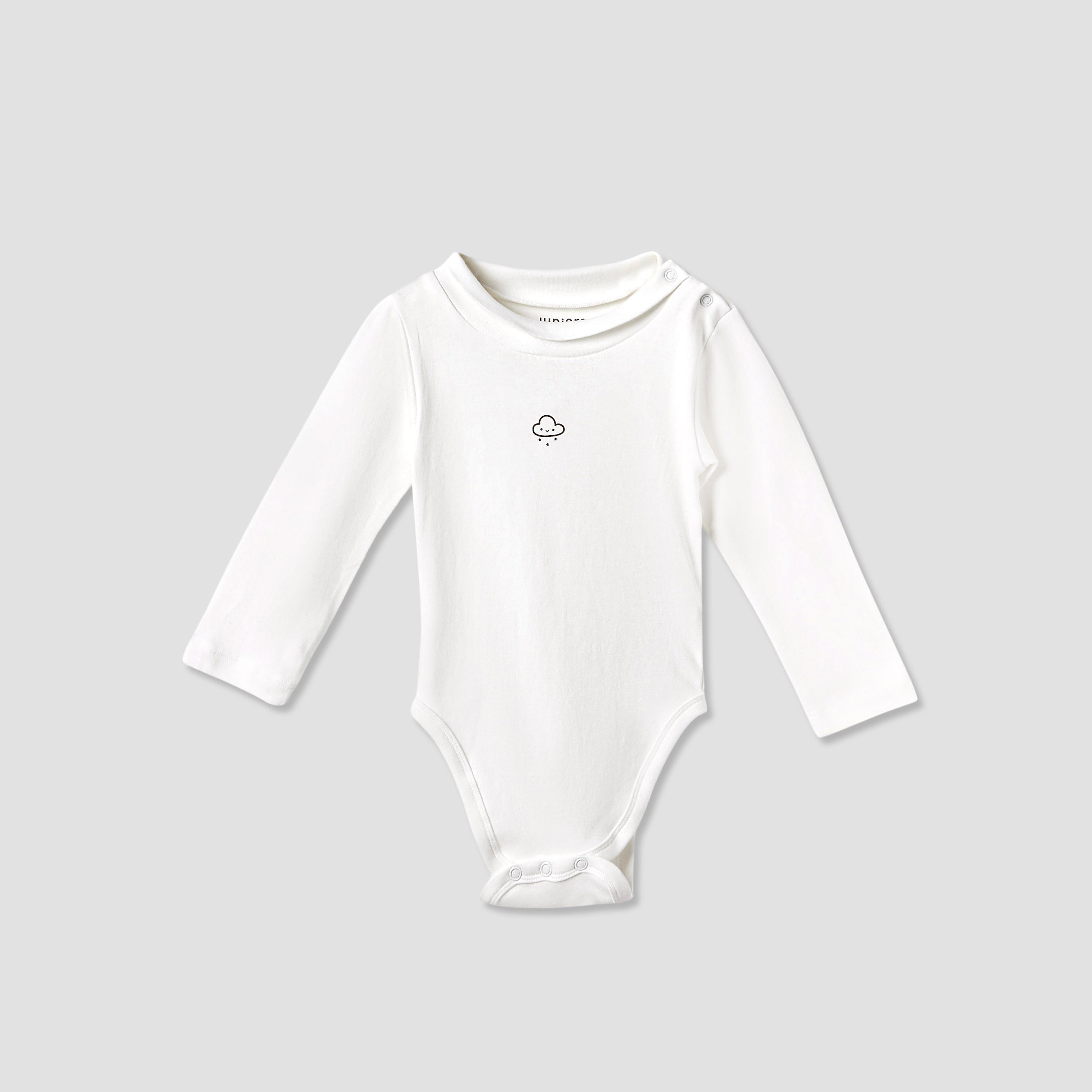 Juniors Printed Long Sleeves Bodysuit - Set of 2
