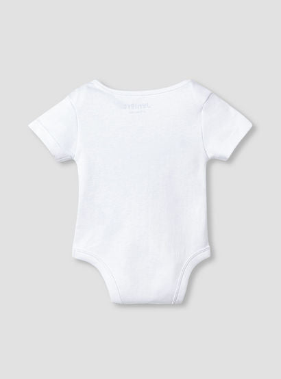 Juniors Round Neck Bodysuit with Snap Button Closure - Cotton - Short Sleeves-baby-girls-clothing-bodysuits-image-2